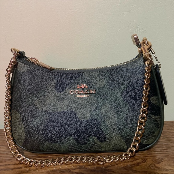 Coach Teri Mini Crossbody Bag In Signature Camo Print - Picture 6 of 9